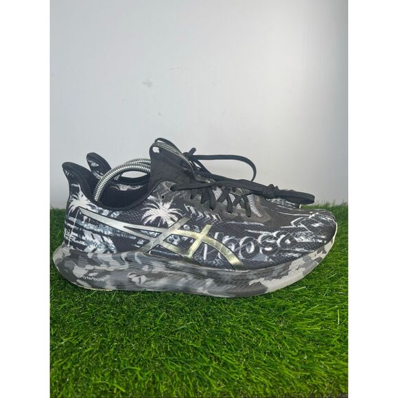 ASICS Noosa Tri 14 Running Shoes Men’s Size 10.5 Black White Tropical Print Flyt main image 8